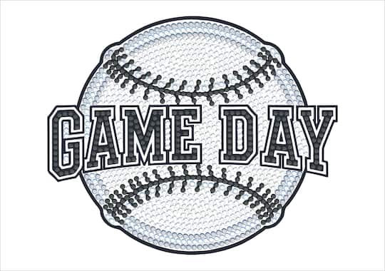 Diamond Dotz® Gameday Baseball Iron-On 'n' Dot Kit
